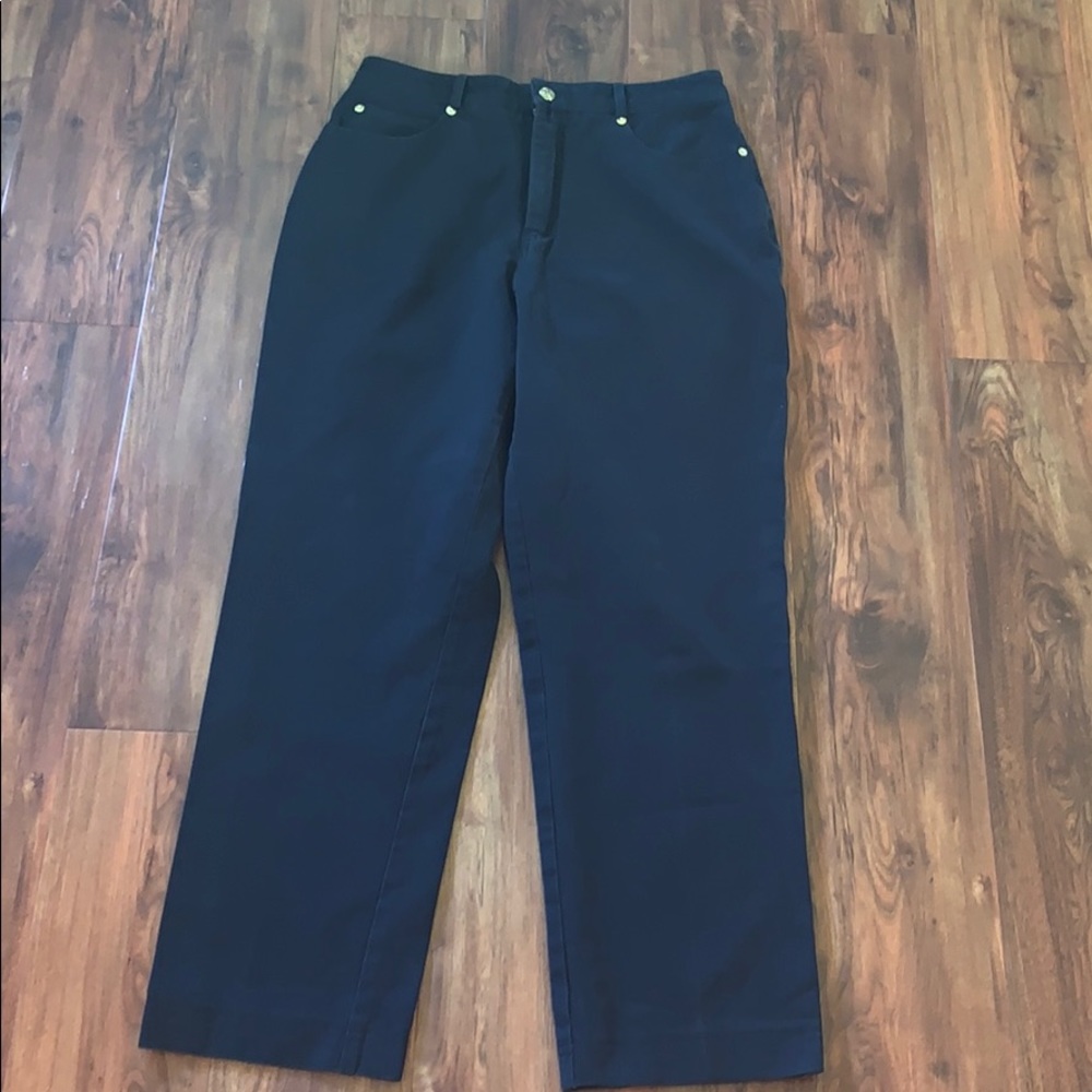 St. John sport black jeans size 8
